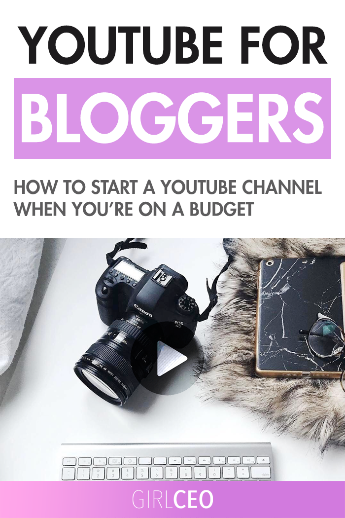 YouTube For Bloggers | How to start a YouTube channel when you're on a budget | Don't have any money but want to start using YouTube in your brand's strategy? Get all of the deet's on the ESSENTIAL equipment you need to launch your YouTube channel with a Limited Budget!