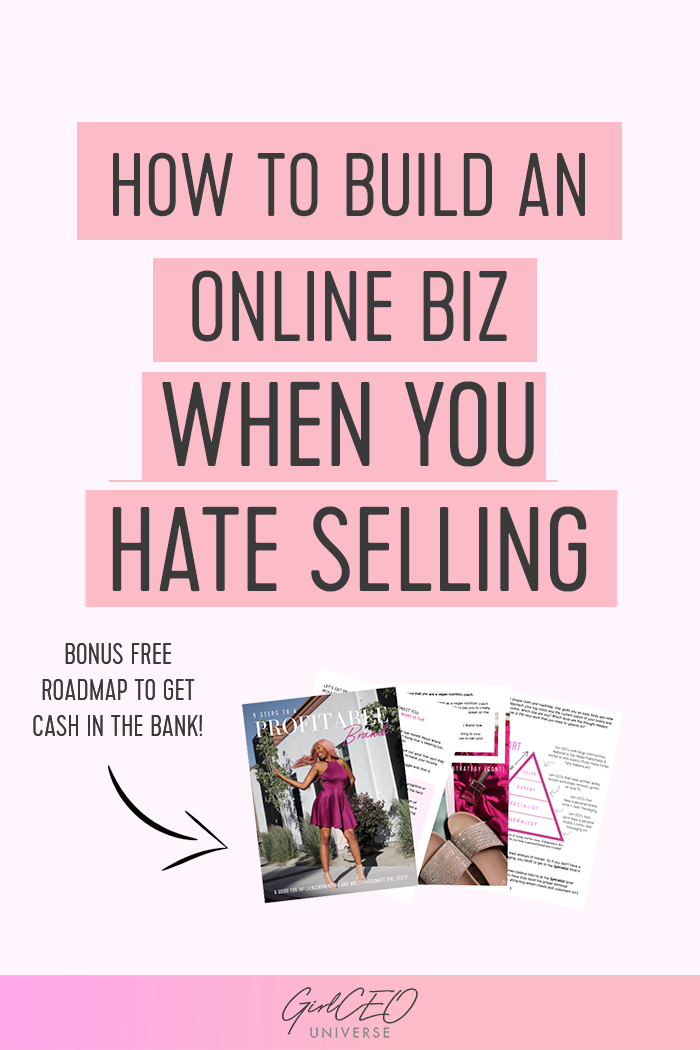 How to Build an Online Business, launch a course or coaching program when you hate selling. In this post, I share the secrets to getting online sales when you HATE being salesy!